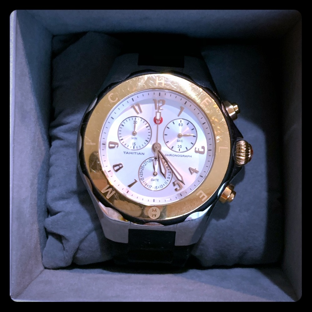 Tahitian Jelly Bean Silver Dial Black Silicone